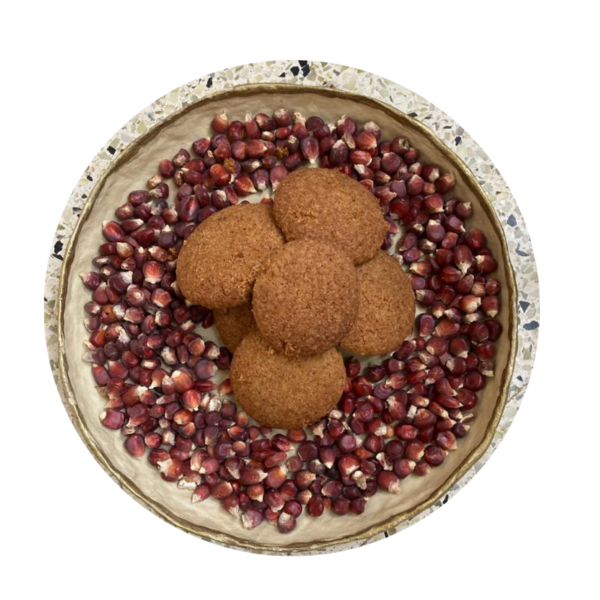 Red Corn Flour Cookies