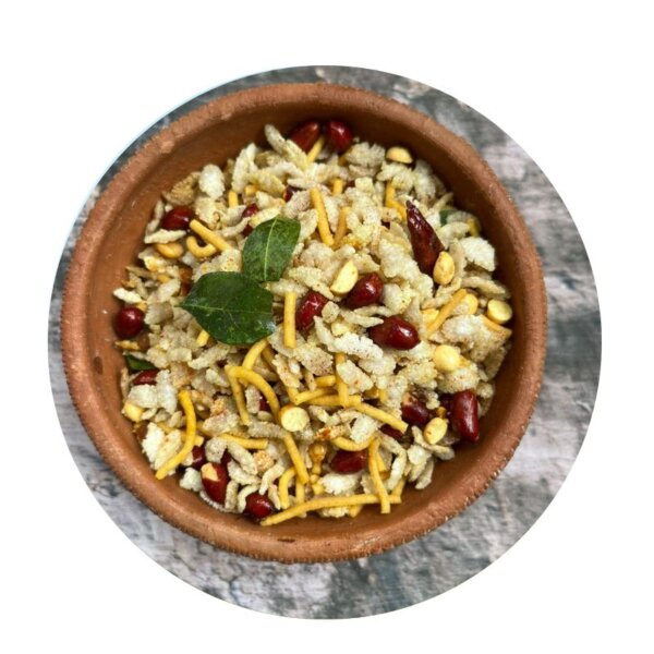 Red Rice Poha Mixture