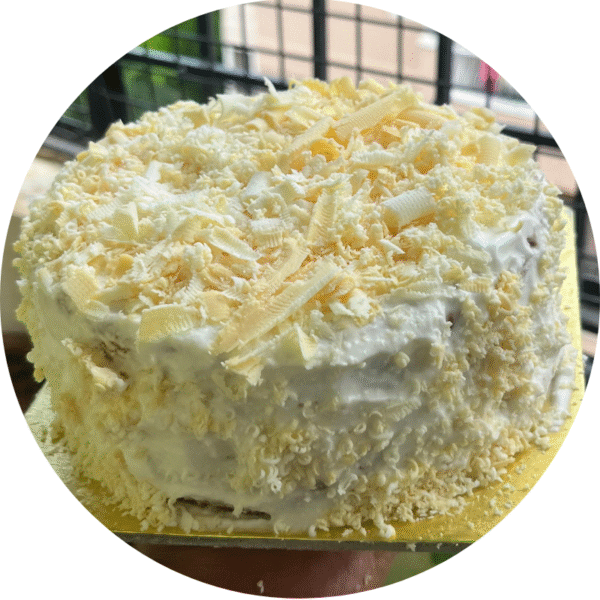 White Forest Cake